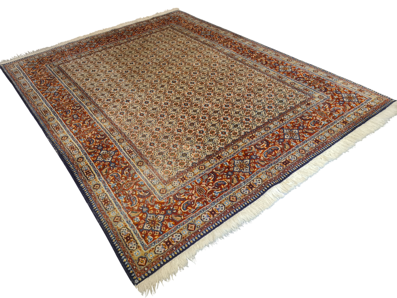 Perserteppich Orientteppich Handgeknüpfter Teppich Moud 200x150cm