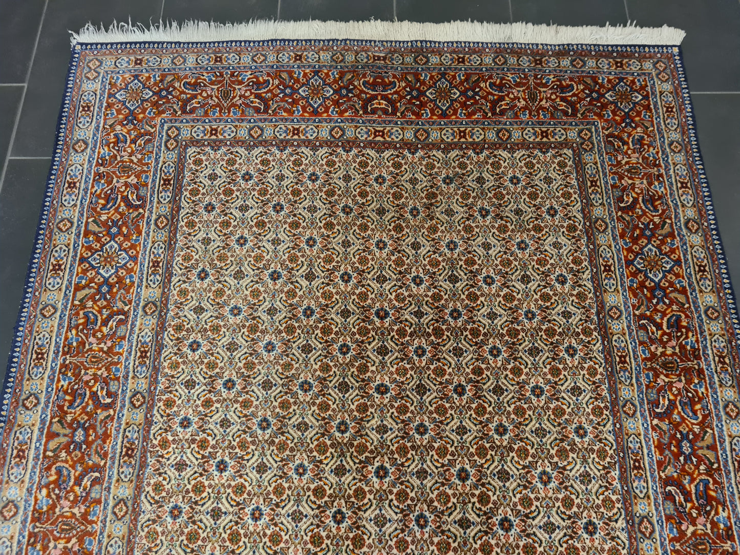 Perserteppich Orientteppich Handgeknüpfter Teppich Moud 200x150cm