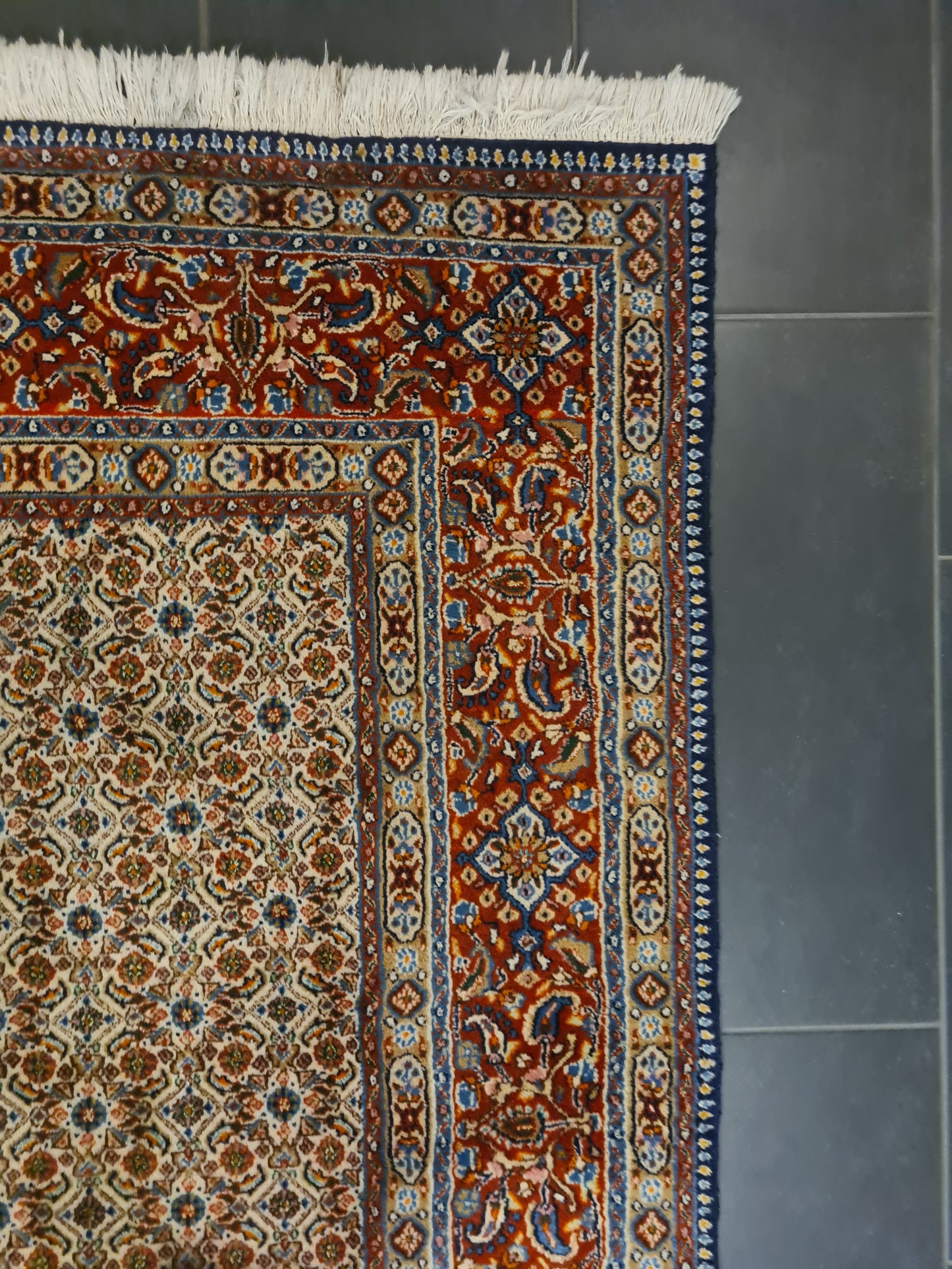 Perserteppich Orientteppich Handgeknüpfter Teppich Moud 200x150cm