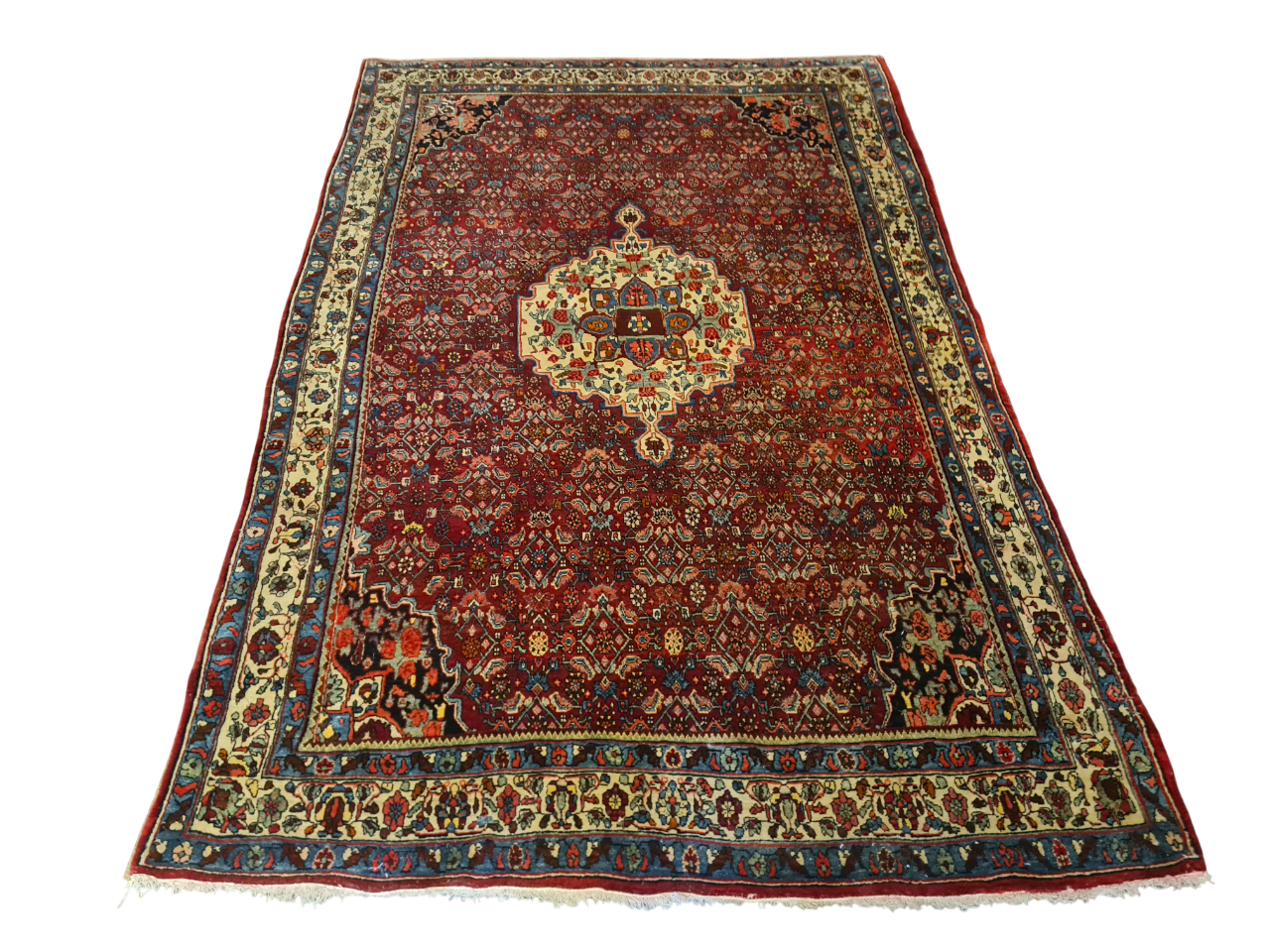 Perserteppich Orientteppich Handgeknüpfter Teppich Bidjar 220x140cm