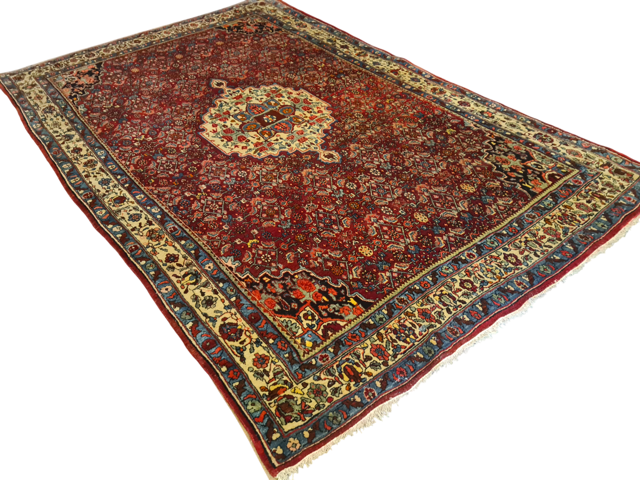 Perserteppich Orientteppich Handgeknüpfter Teppich Bidjar 220x140cm