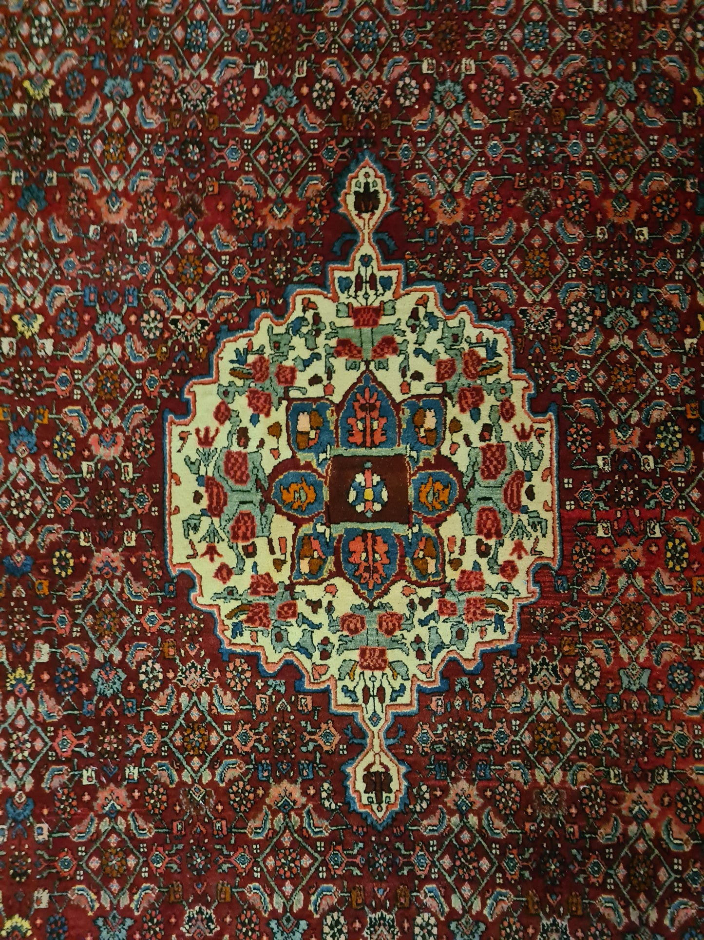 Perserteppich Orientteppich Handgeknüpfter Teppich Bidjar 220x140cm