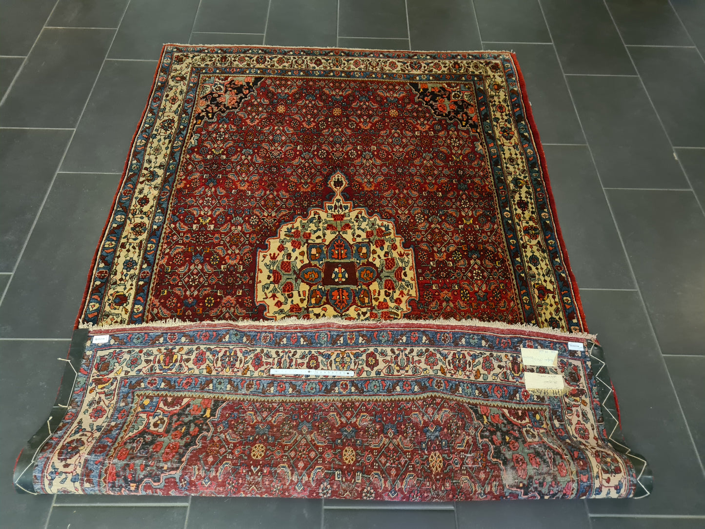 Perserteppich Orientteppich Handgeknüpfter Teppich Bidjar 220x140cm