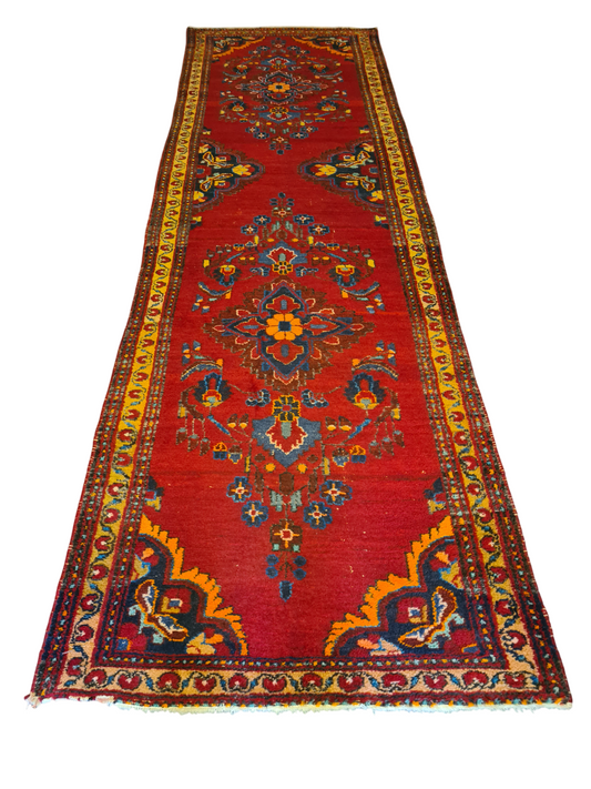 Perserteppich Orientteppich Handgeknüpfter Teppich Lillian 360x110cm