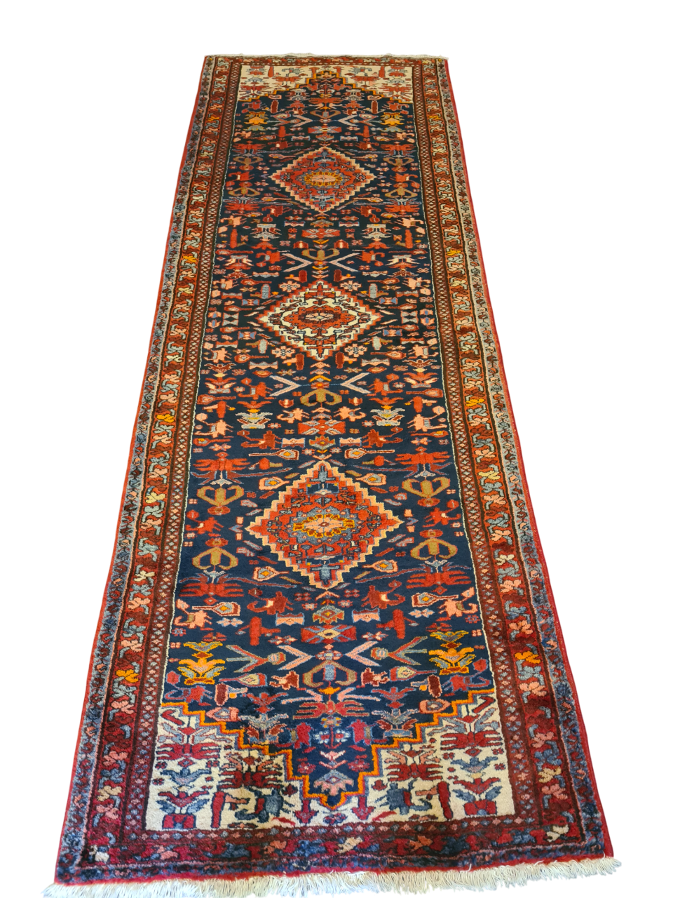 Perserteppich Orientteppich Handgeknüpfter Teppich Malaya 315x115cm