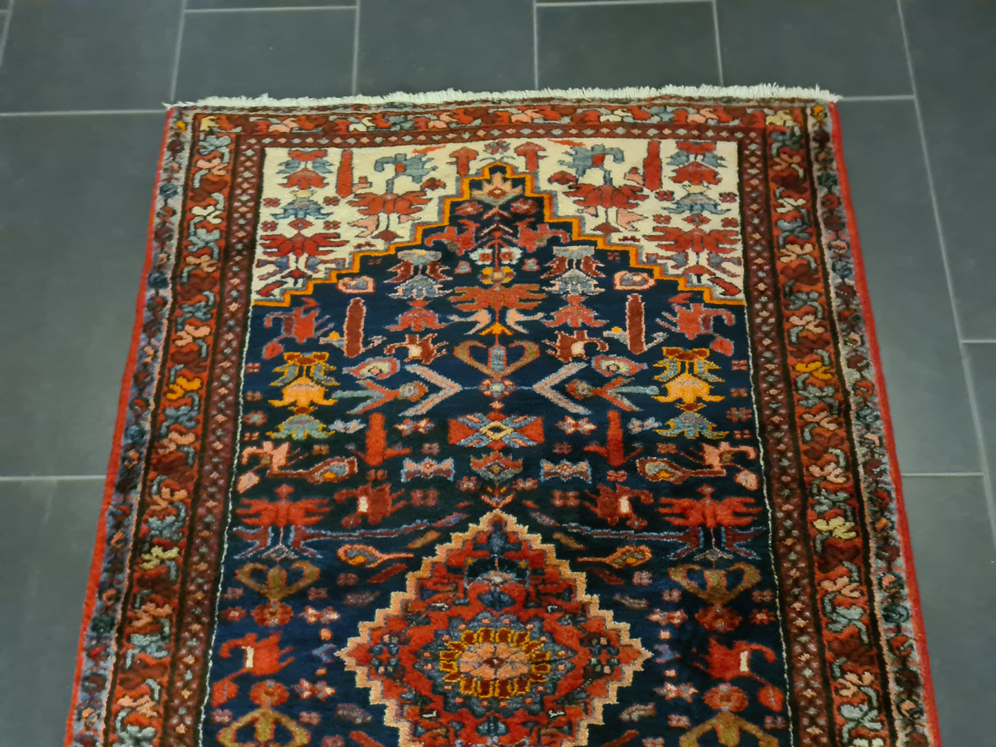 Perserteppich Orientteppich Handgeknüpfter Teppich Malaya 315x115cm