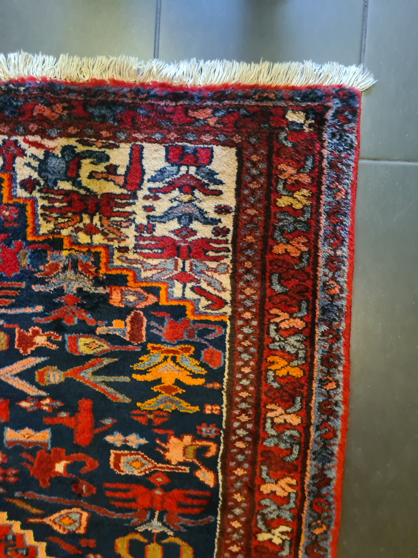 Perserteppich Orientteppich Handgeknüpfter Teppich Malaya 315x115cm