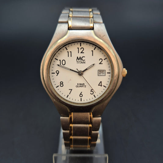 MC Titan Damen Uhr – Quarz mit Datum, 5 Bar wasserdicht