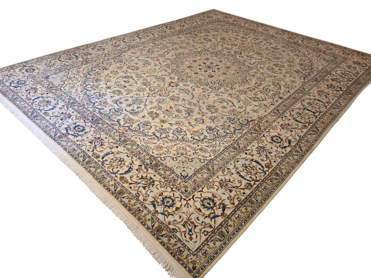 Perserteppich Orientteppich Handgeknüpfter Teppich Nain 9la 410x310cm