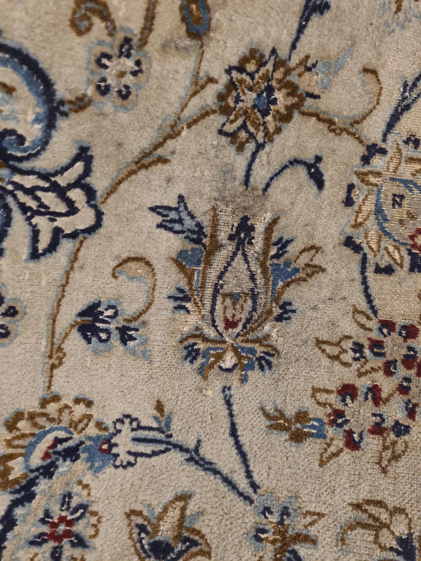 Perserteppich Orientteppich Handgeknüpfter Teppich Nain 9la 410x310cm