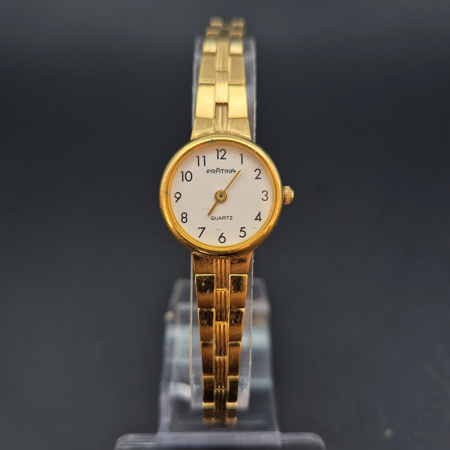 Pratina Damen Uhr – Quarz, Klassisch Goldfarben