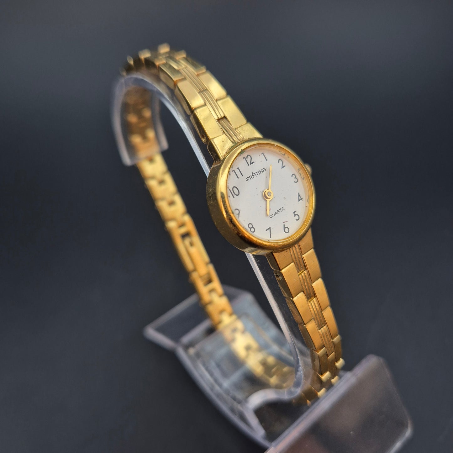 Pratina Damen Uhr – Quarz, Klassisch Goldfarben