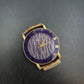 MC Damen Uhr – Quarz, Goldfarben mit blauem Zifferblatt (ohne Armband)