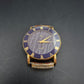 MC Damen Uhr – Quarz, Goldfarben mit blauem Zifferblatt (ohne Armband)