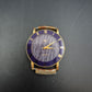 MC Damen Uhr – Quarz, Goldfarben mit blauem Zifferblatt (ohne Armband)