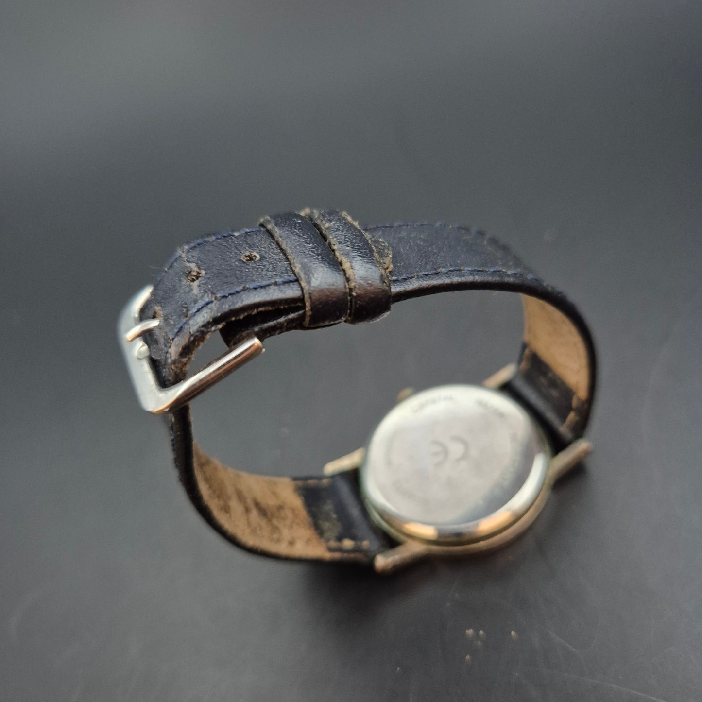 Wohnwagen Kaspar Damen Uhr – Quarz, Goldfarben mit Lederarmband