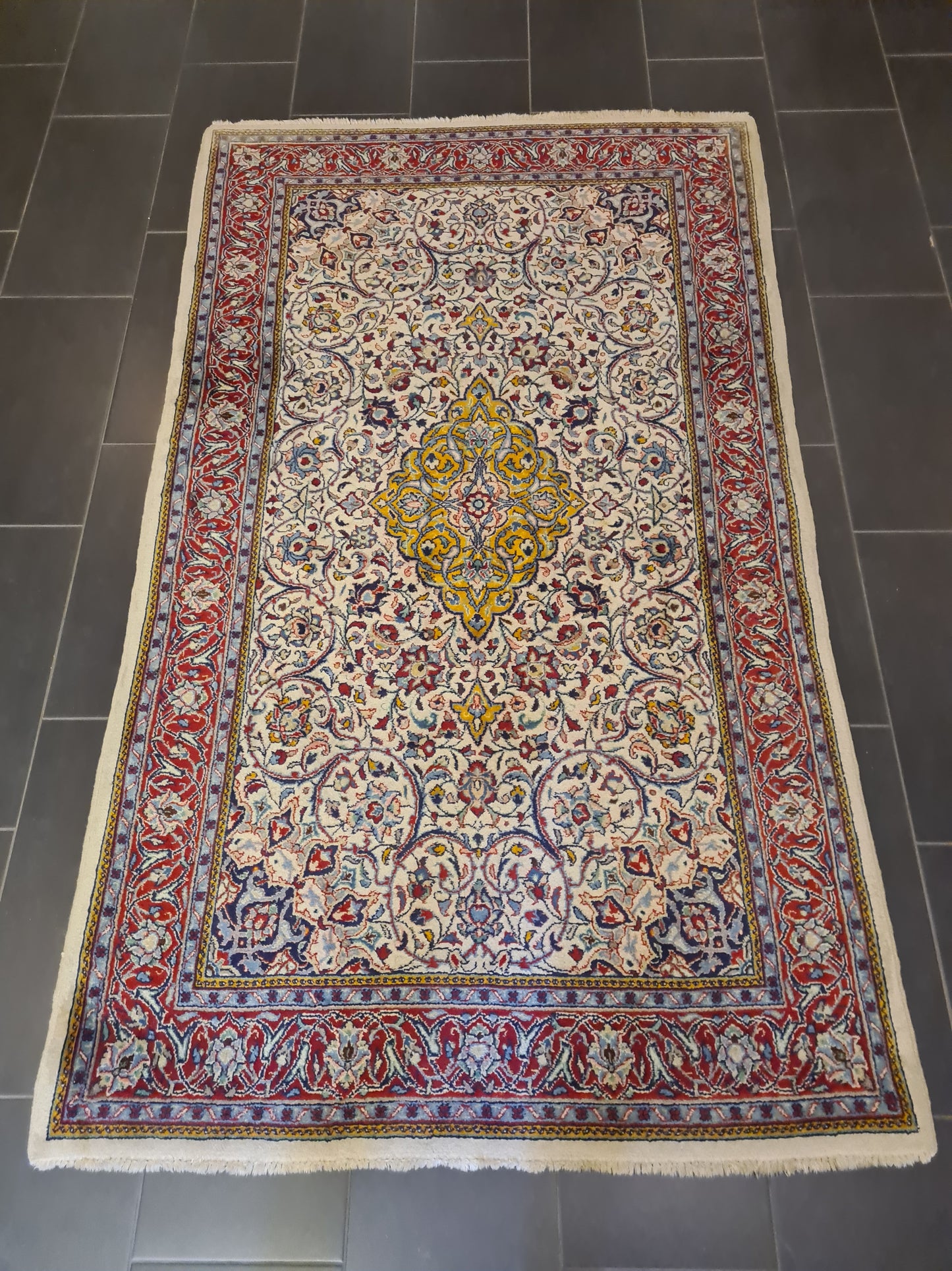 Perserteppich Orientteppich Handgeknüpfter Teppich Sarough 230x135cm