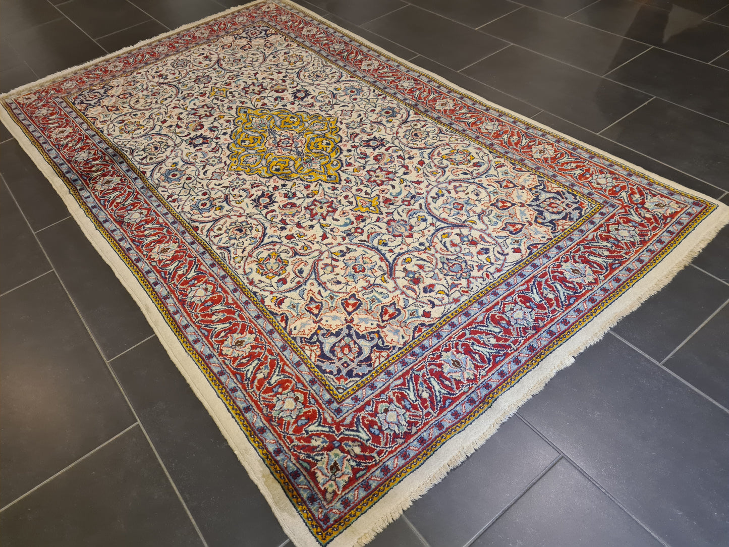 Perserteppich Orientteppich Handgeknüpfter Teppich Sarough 230x135cm