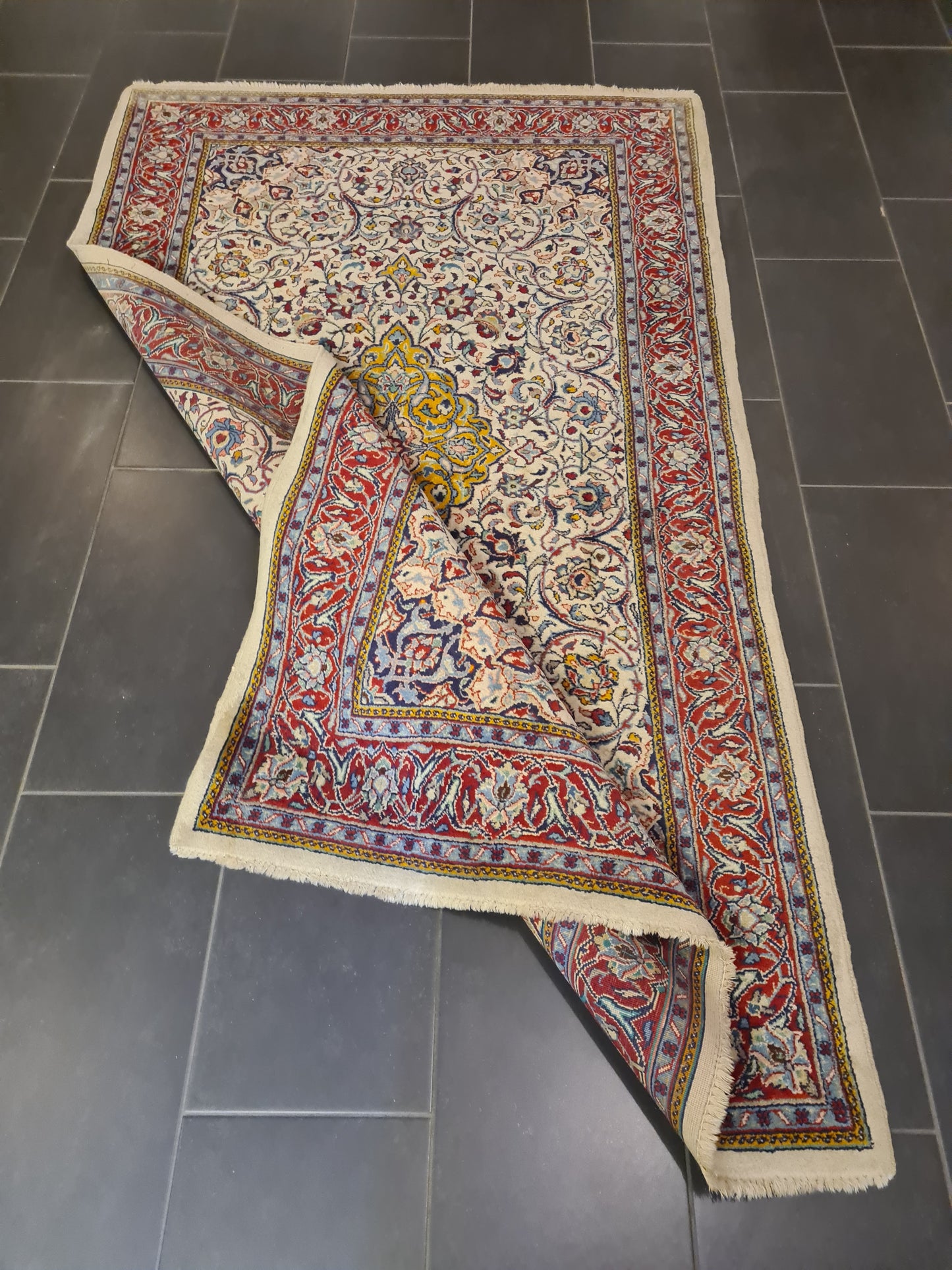 Perserteppich Orientteppich Handgeknüpfter Teppich Sarough 230x135cm