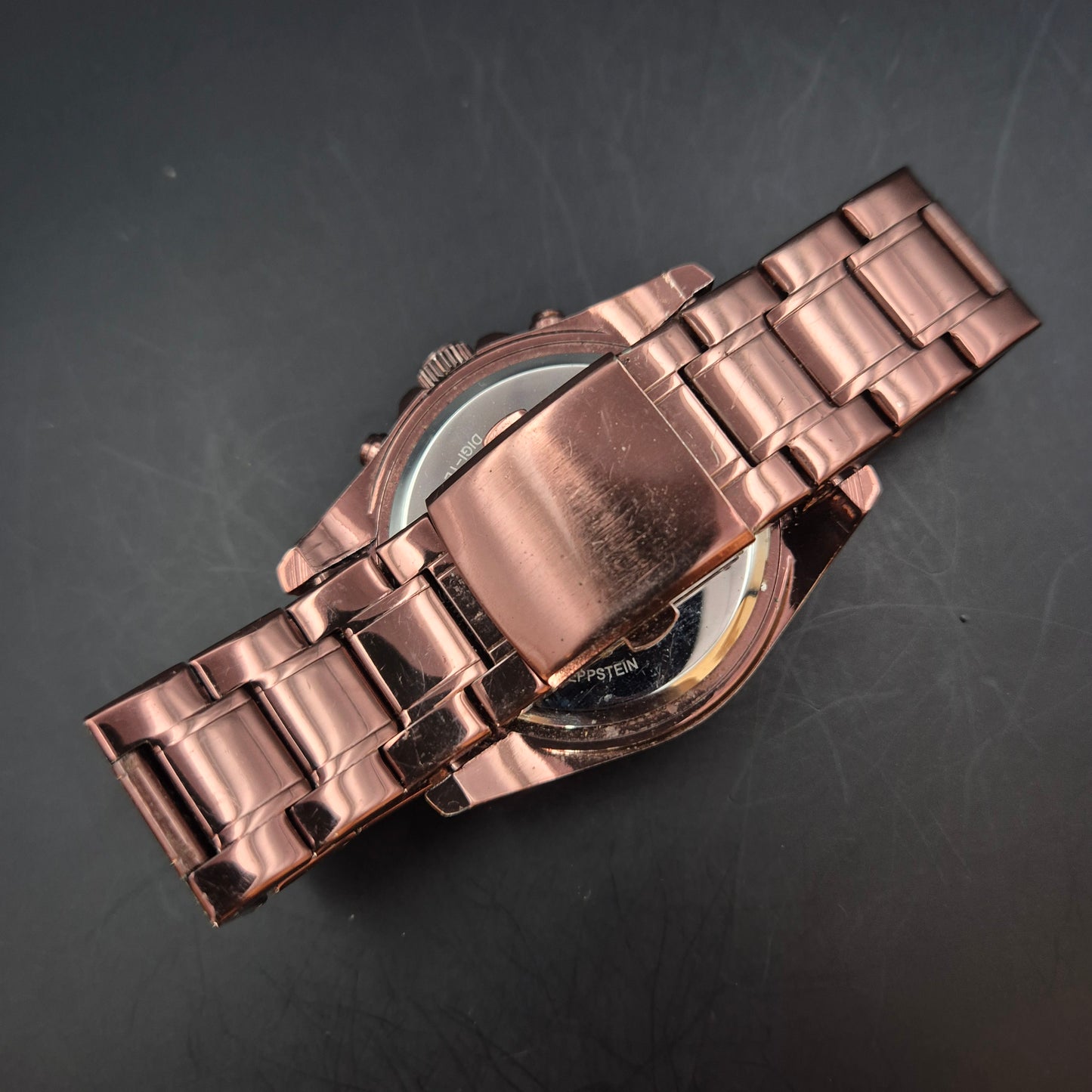 Auriol Herren Uhr – Quarz, Braun im Chronographen-Stil