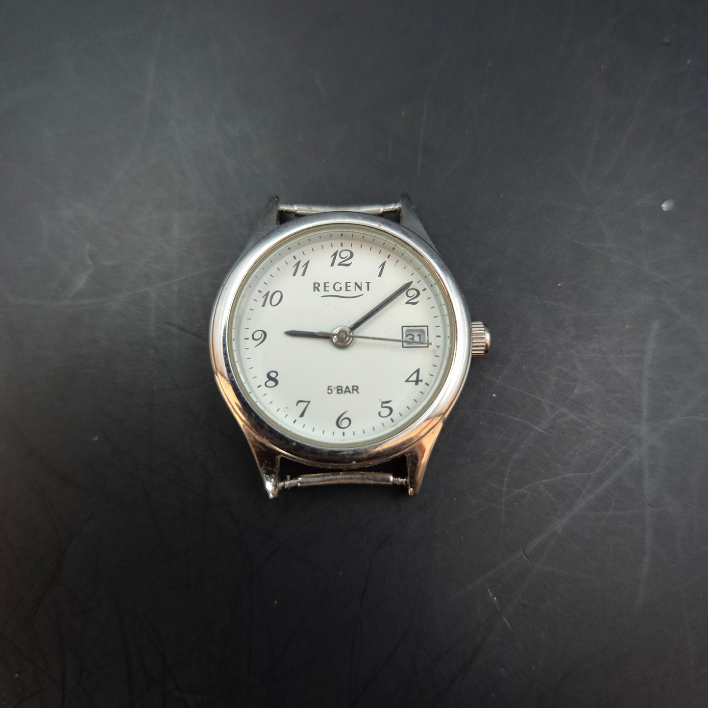 Regent Damen Uhr – Quarz mit Datum, 5 Bar wasserdicht (ohne Armband)