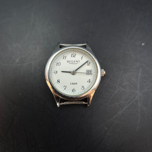 Regent Damen Uhr – Quarz mit Datum, 5 Bar wasserdicht (ohne Armband)
