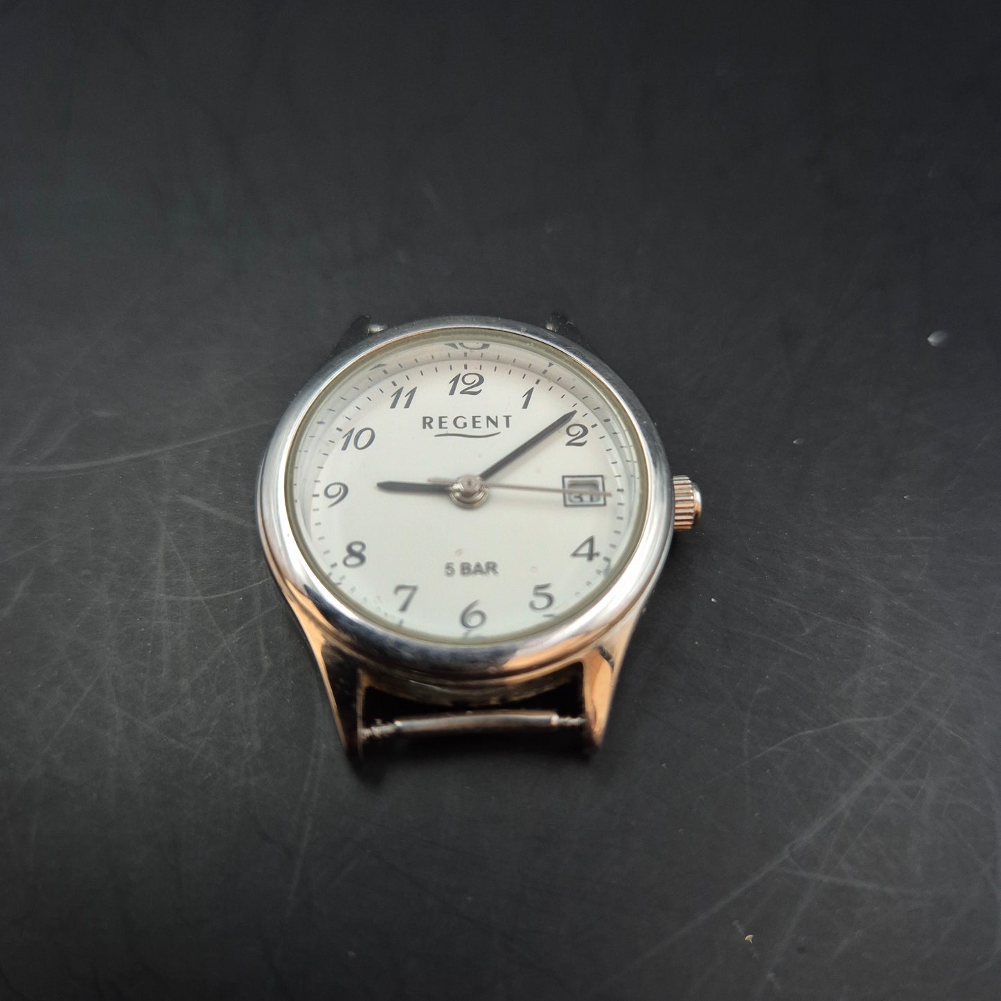 Regent Damen Uhr – Quarz mit Datum, 5 Bar wasserdicht (ohne Armband)