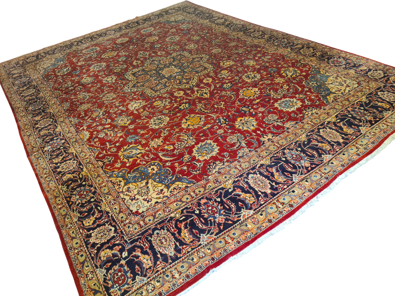 Perserteppich Orientteppich Handgeknüpfter Teppich Sarough 420x310cm