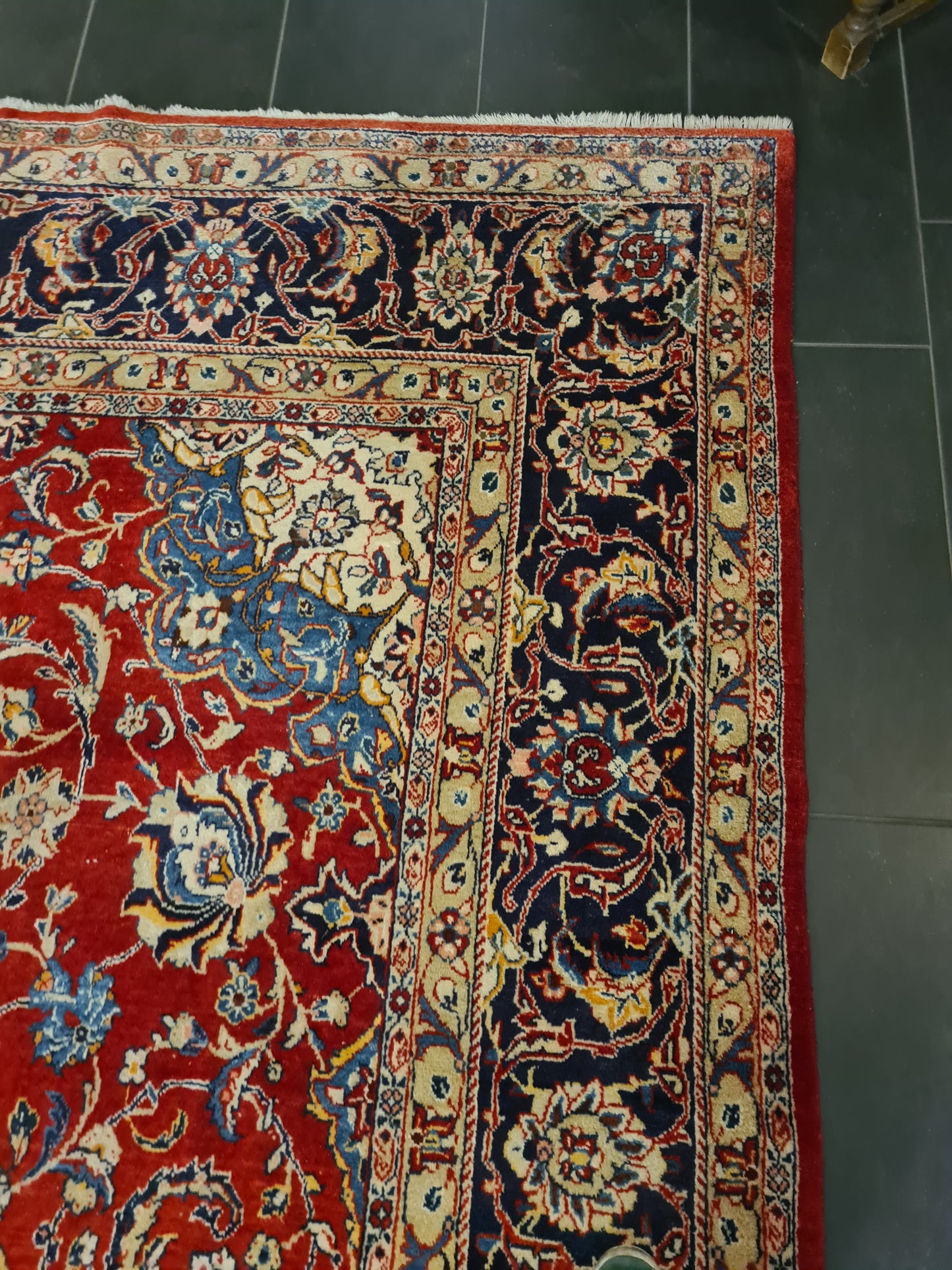 Perserteppich Orientteppich Handgeknüpfter Teppich Sarough 420x310cm