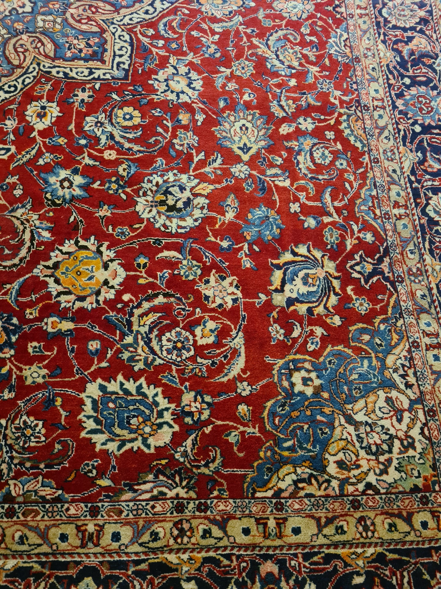 Perserteppich Orientteppich Handgeknüpfter Teppich Sarough 420x310cm