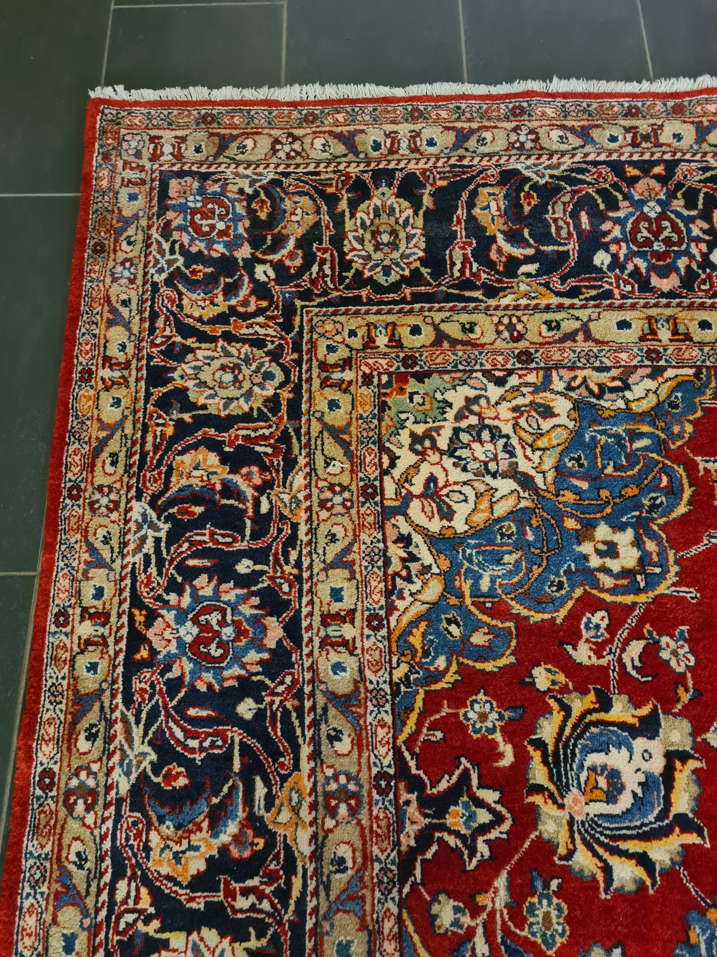 Perserteppich Orientteppich Handgeknüpfter Teppich Sarough 420x310cm