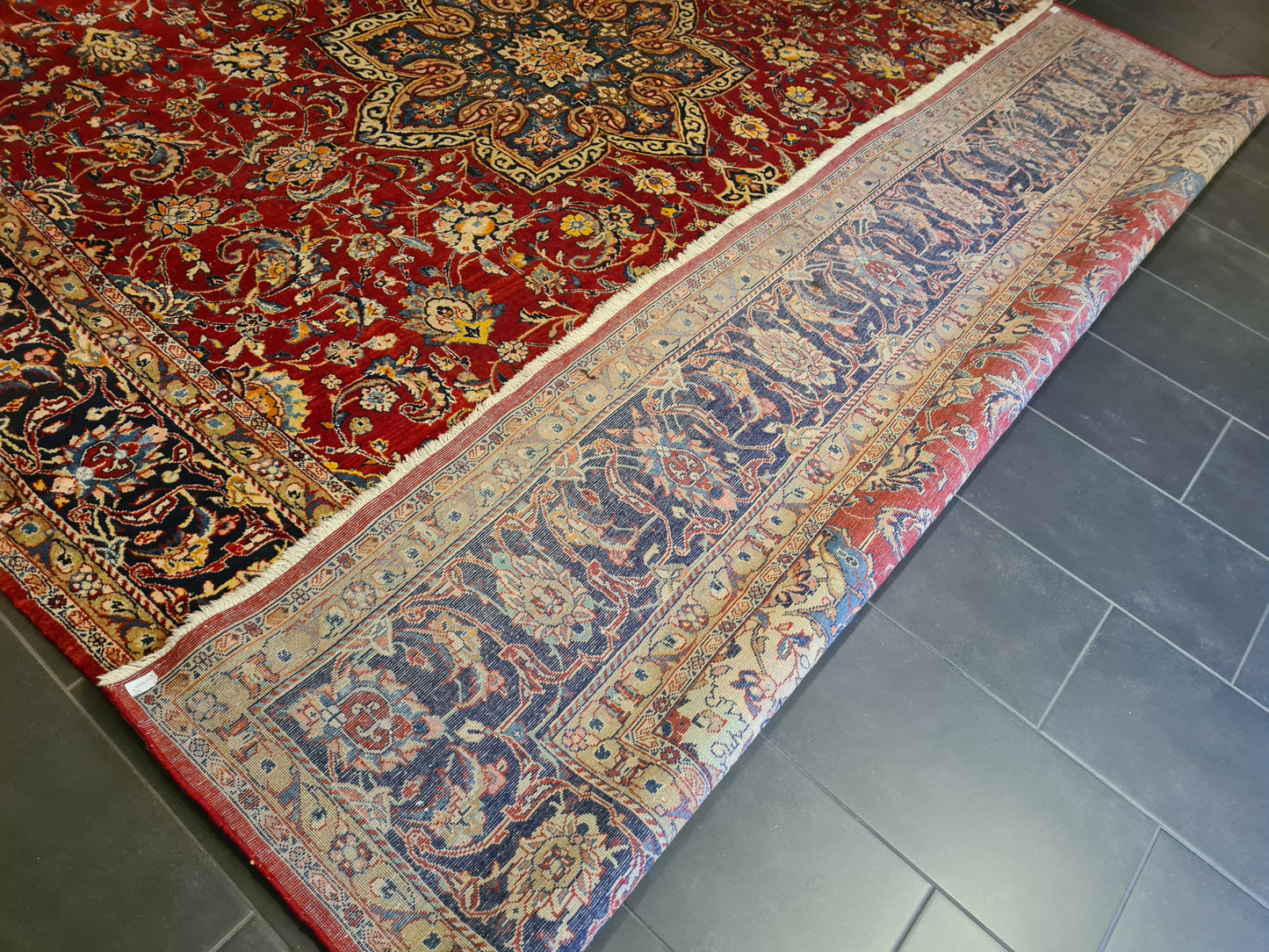 Perserteppich Orientteppich Handgeknüpfter Teppich Sarough 420x310cm