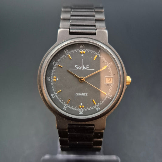 Skyline Herren Uhr – Quarz mit Datum, 3 Bar wasserdicht