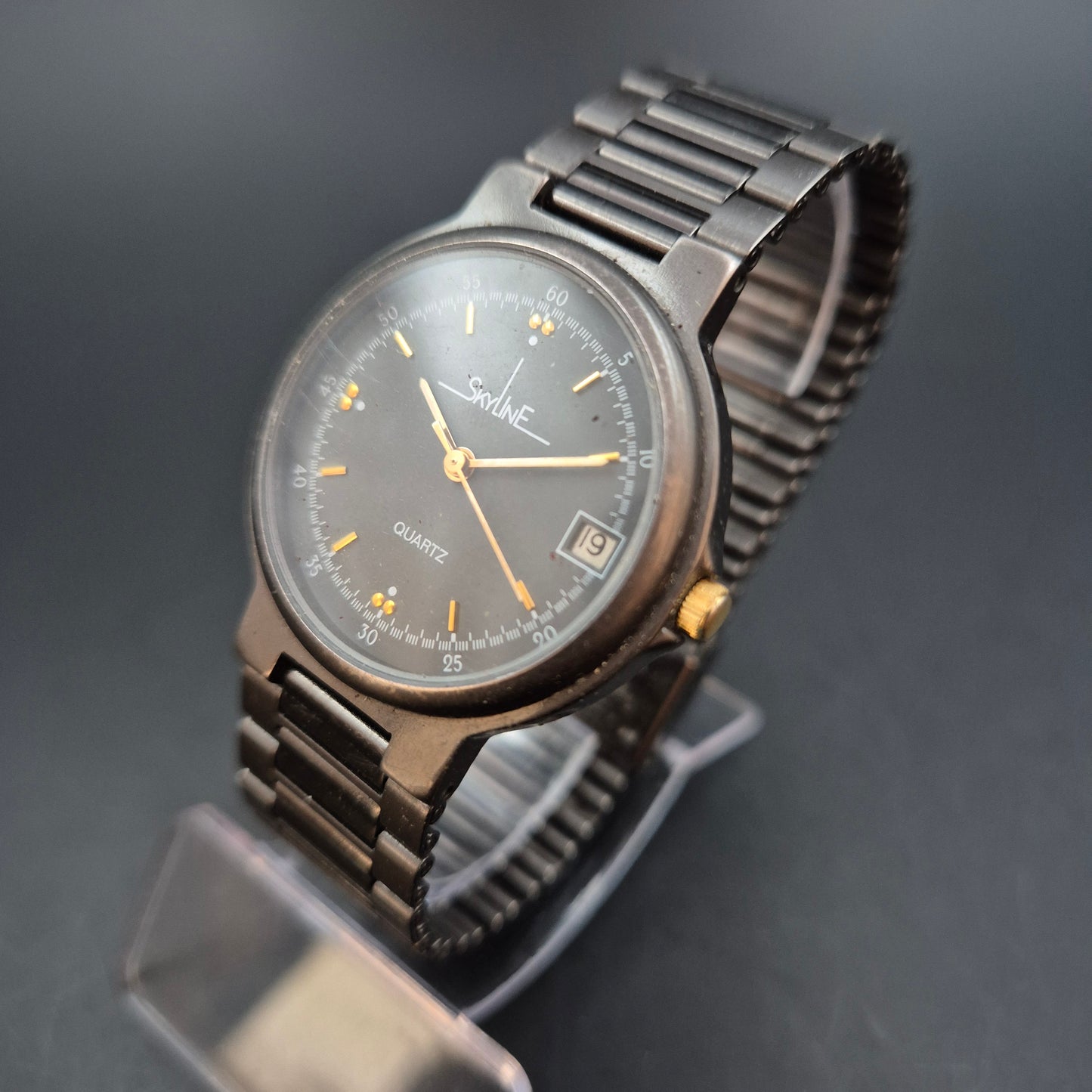 Skyline Herren Uhr – Quarz mit Datum, 3 Bar wasserdicht