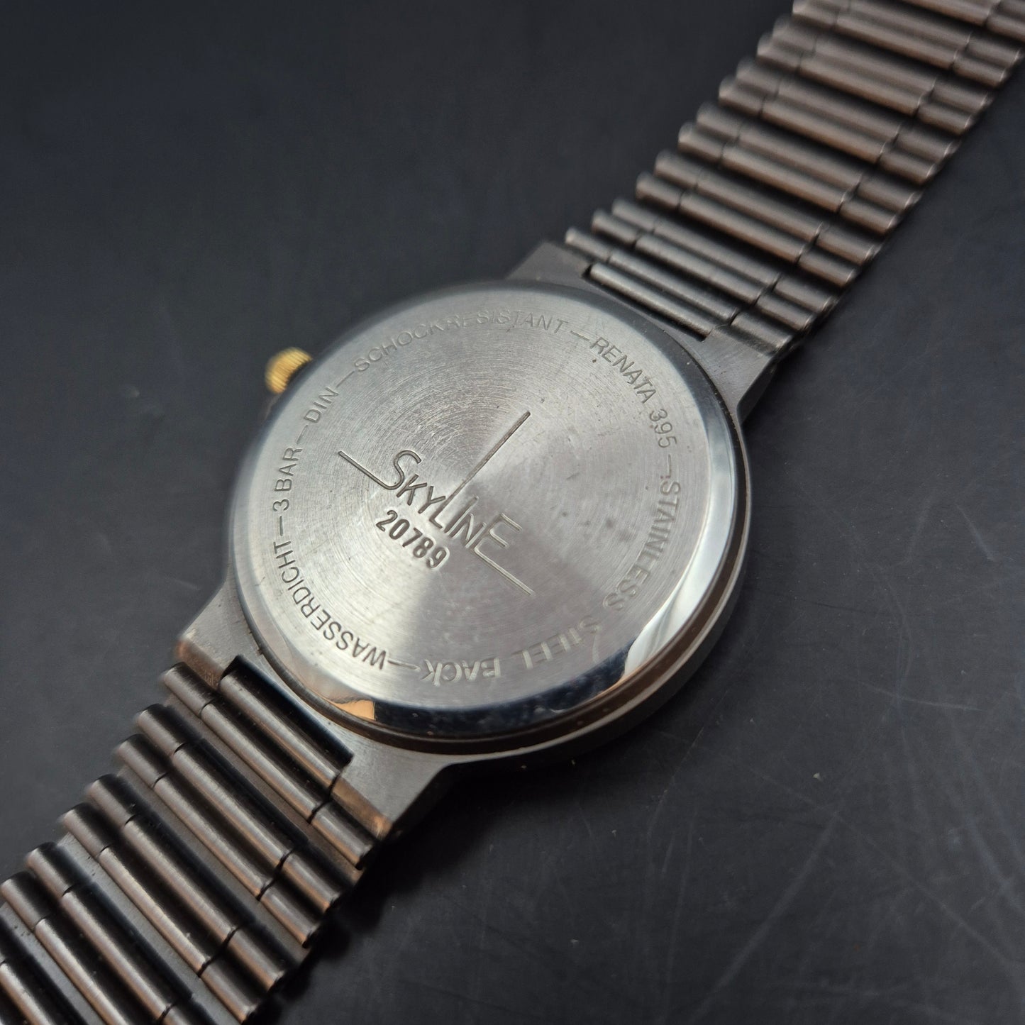 Skyline Herren Uhr – Quarz mit Datum, 3 Bar wasserdicht