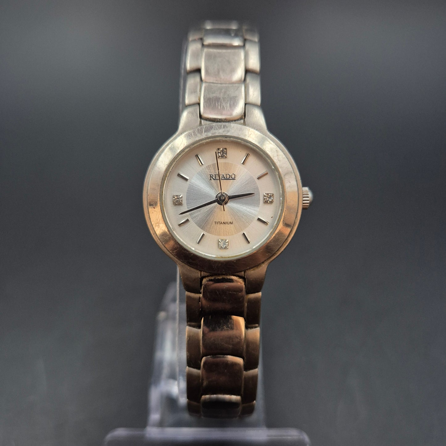 Rivado Damen Uhr – Quarz, Titan mit Strass-Akzenten