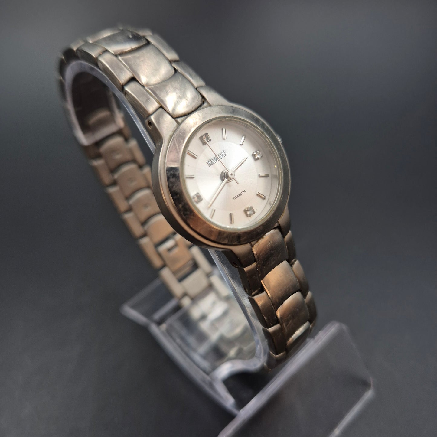 Rivado Damen Uhr – Quarz, Titan mit Strass-Akzenten