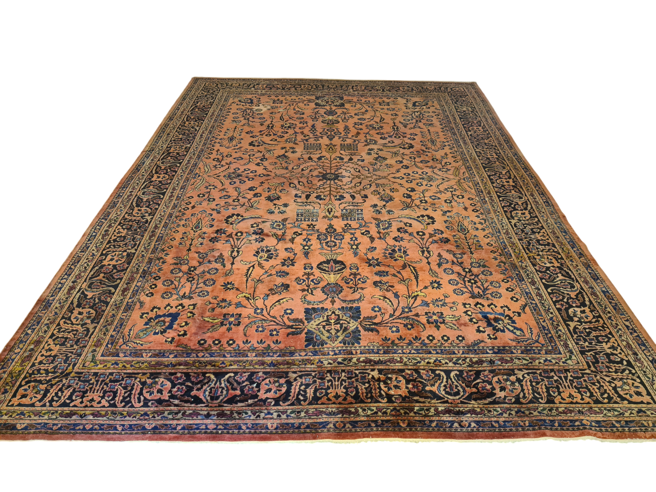 Perserteppich Orientteppich Handgeknüpfter Teppich Sarough 390x280cm