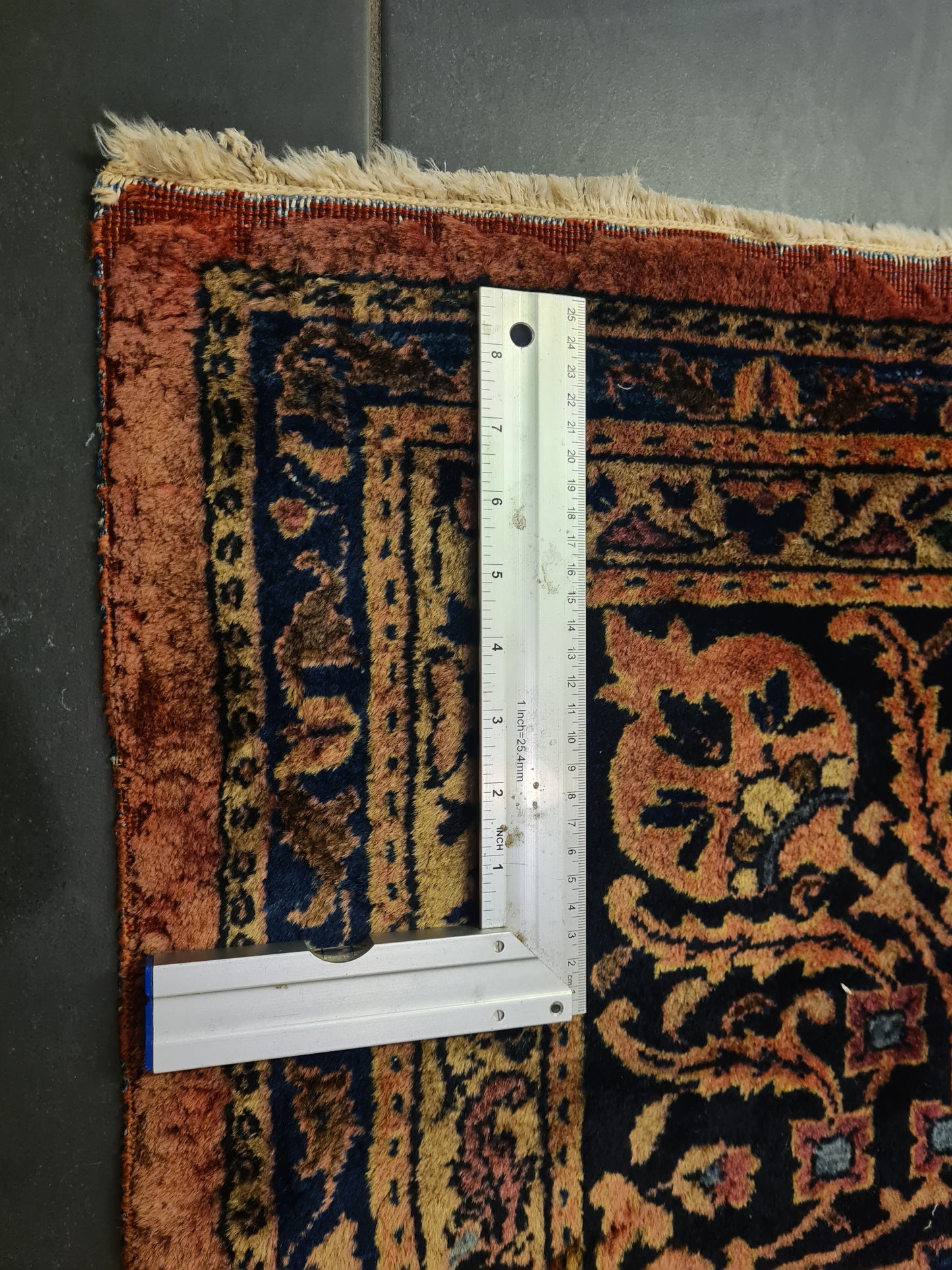 Perserteppich Orientteppich Handgeknüpfter Teppich Sarough 390x280cm