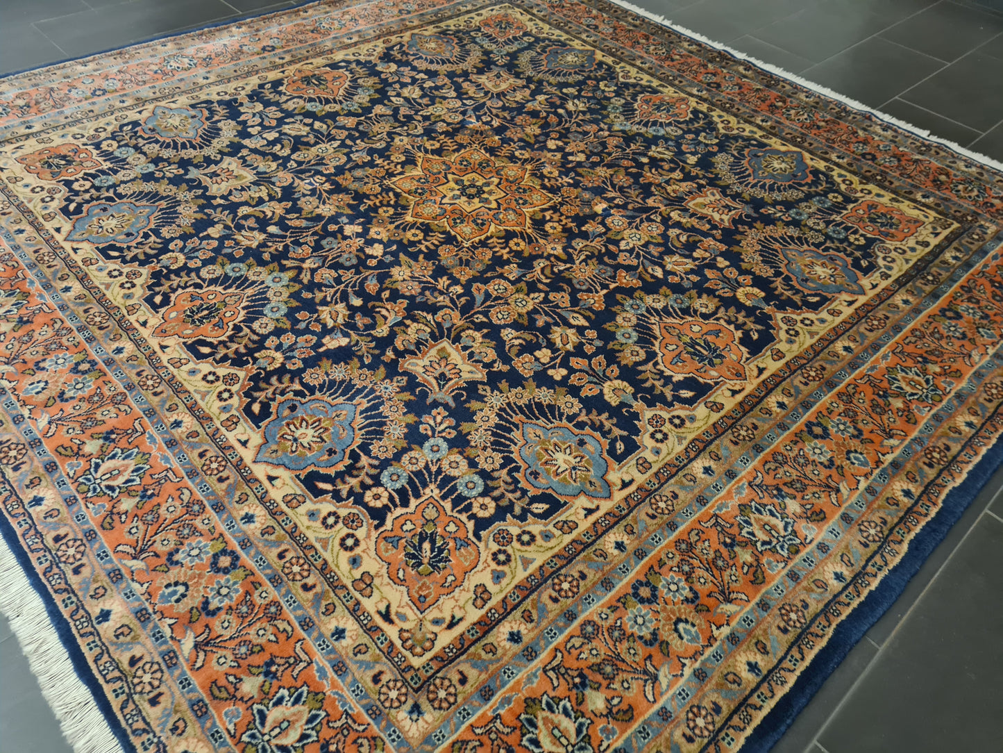 Perserteppich Orientteppich Handgeknüpfter Teppich Sarough 270x270cm