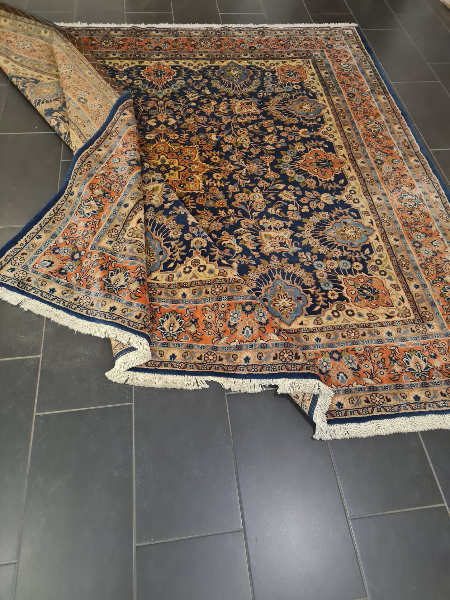 Perserteppich Orientteppich Handgeknüpfter Teppich Sarough 270x270cm