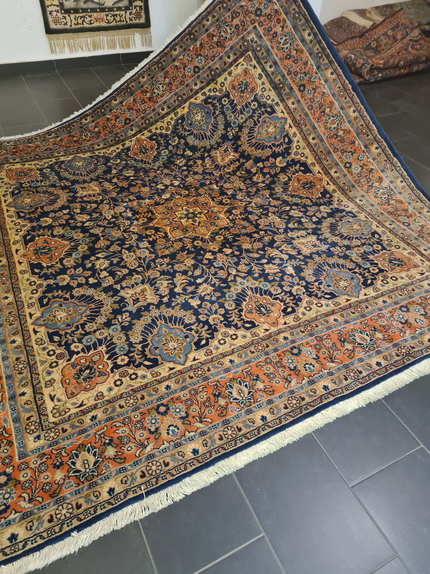 Perserteppich Orientteppich Handgeknüpfter Teppich Sarough 270x270cm