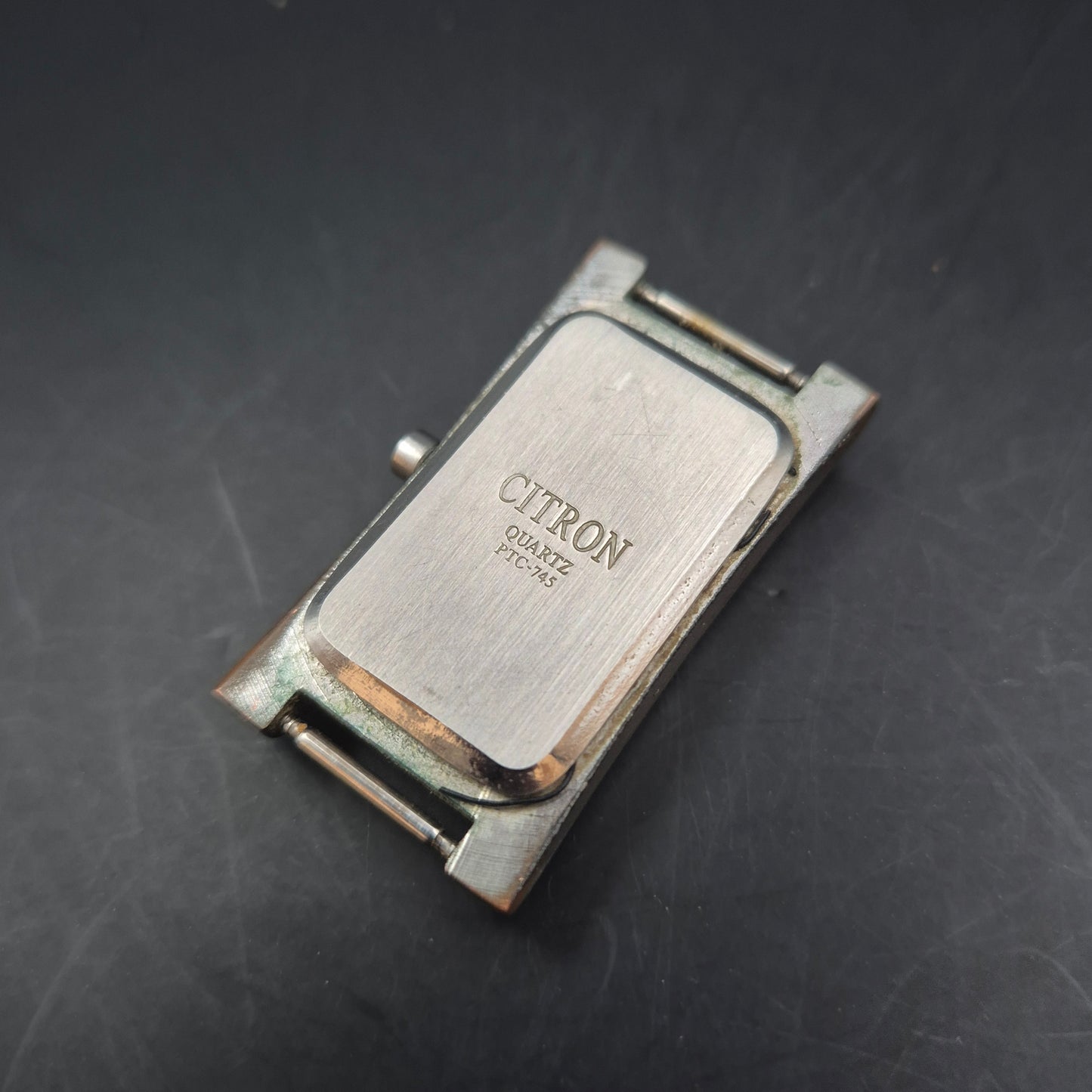 Elegante Citron Damen Uhr – Rechteckig mit Glitzerbesatz