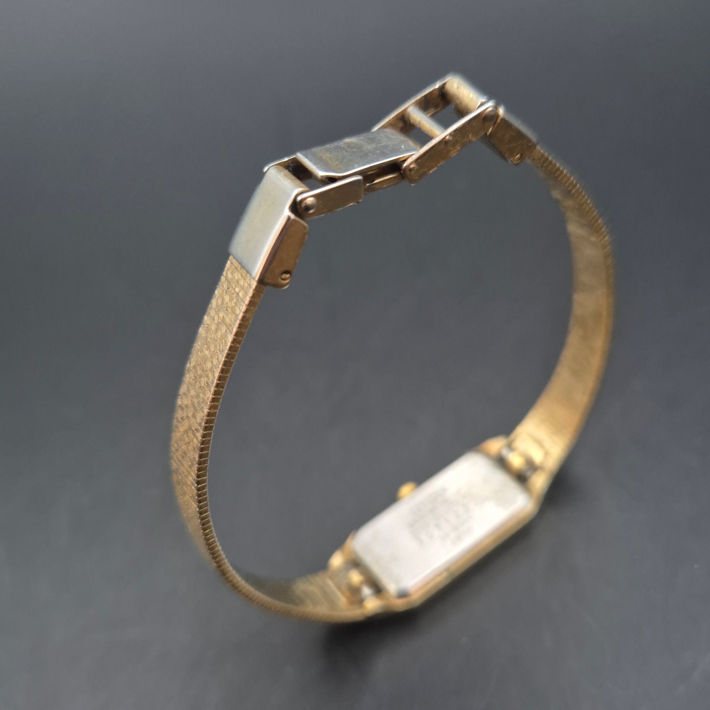 Vintage Citizen Damen Uhr – Elegantes Goldton, Rechteckiges Design