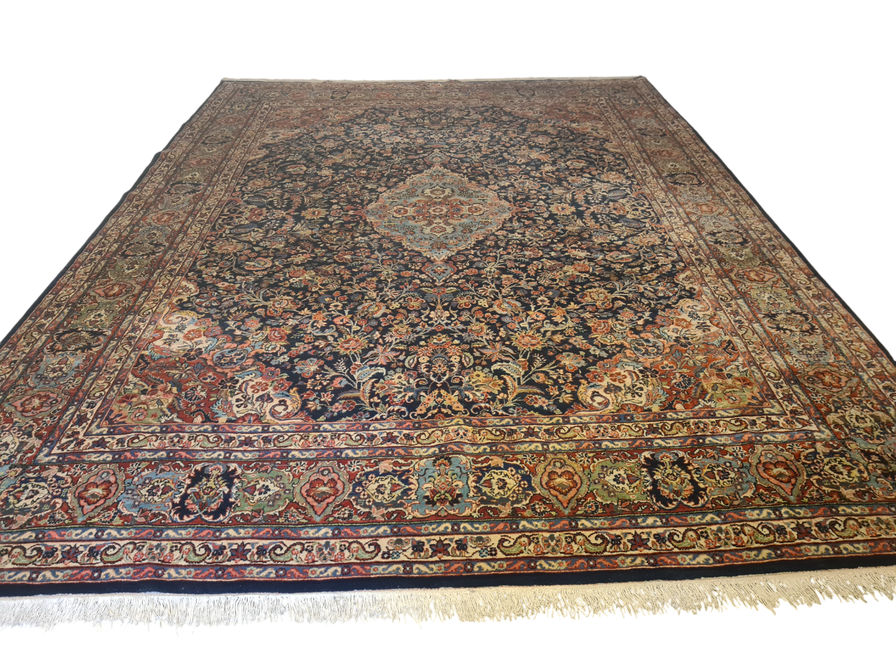 Perserteppich Orientteppich Handgeknüpfter Teppich Sarough 420x330cm