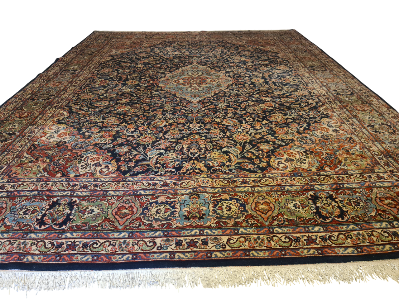 Perserteppich Orientteppich Handgeknüpfter Teppich Sarough 420x330cm