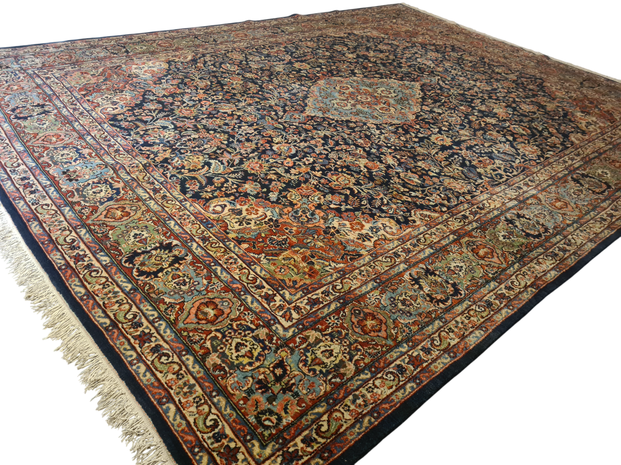 Perserteppich Orientteppich Handgeknüpfter Teppich Sarough 420x330cm