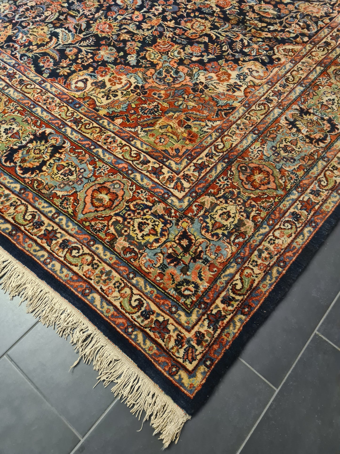 Perserteppich Orientteppich Handgeknüpfter Teppich Sarough 420x330cm