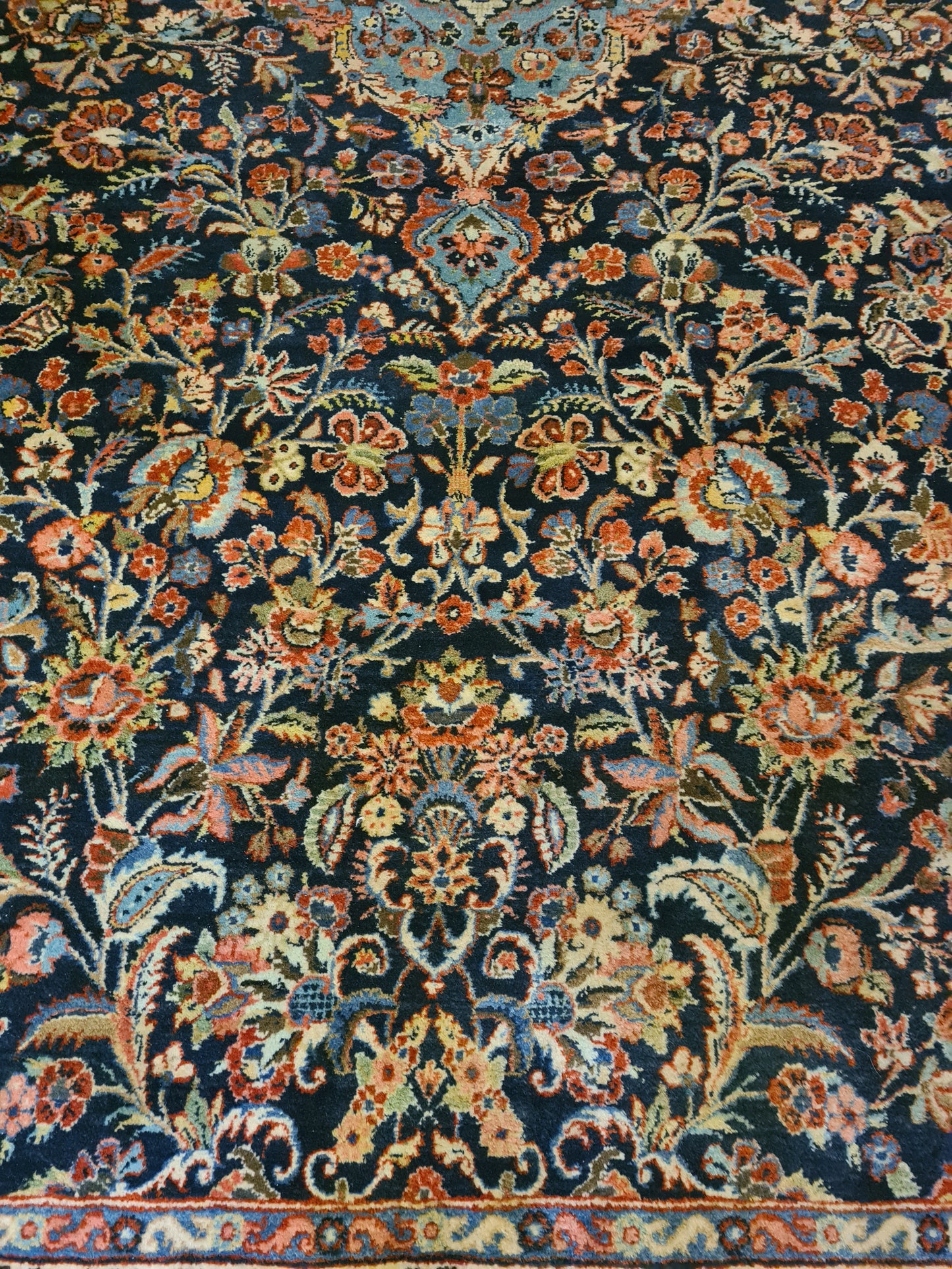 Perserteppich Orientteppich Handgeknüpfter Teppich Sarough 420x330cm