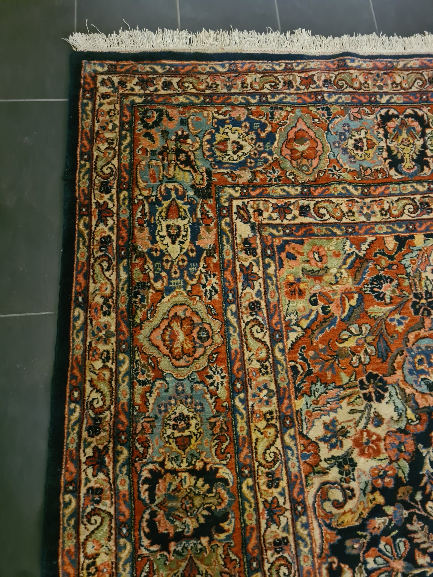 Perserteppich Orientteppich Handgeknüpfter Teppich Sarough 420x330cm